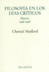 FILOSOFIA EN LOS DIAS CRITICOS