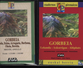 GORBEIA (LIBRO+MAPA) CUADERNOS PIRENAICOS. LEKANDA,AXKORRIGAN