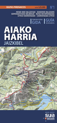 AIAKO HARRIA MAPAS PIRENAICOS 1:250000