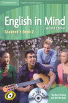 ENGLISH IN MIND 2 STUDENTS BOOK + DVD  -ESP