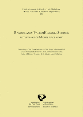 BASQUE AND (PALEO) HISPANIC STUDIES