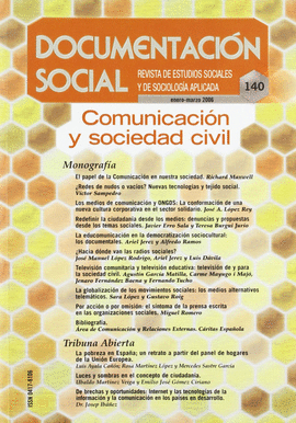 COMUNICACION Y SOCIEDAD CIVIL DOCUMENTACION SOCIAL 140