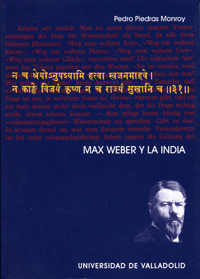 MAX WEBER Y LA INDIA