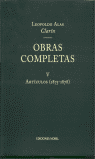 OBRAS COMPLETAS V ARTICULOS 1875-1878 CLARIN