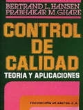 CONTROL DE CALIDAD TEORIA Y APLICACIONES