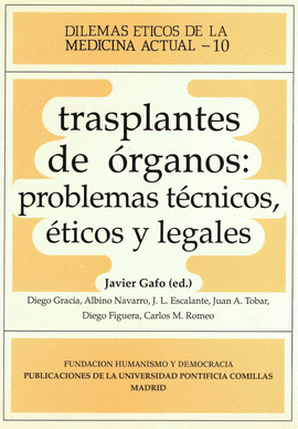 TRASPLANTES DE ORGANOS PROBLEMAS TECNICOS