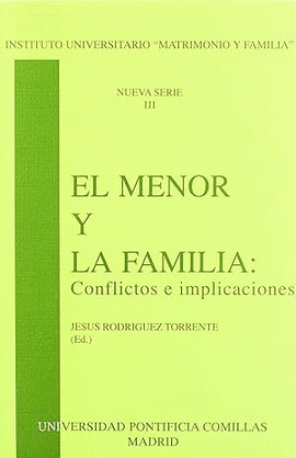 EL MENOR Y LA FAMILIA: CONFLICTOS E IMPLICACIONES