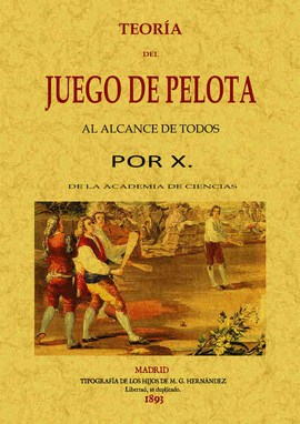 TEORA DEL JUEGO DE PELOTA AL ALCANCE DE TODOS