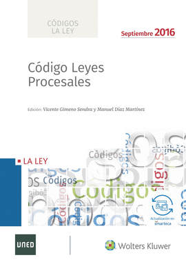 CODIGO LEYES PROCESALES 2016, 1� EDICI�N SEPTIEMBR