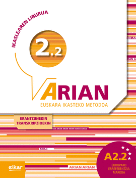 ARIAN A2-2 IKASLEAREN LIBURUA + CD +ERANTZUNAK