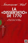 DISSERTATIO DEL 1770.
