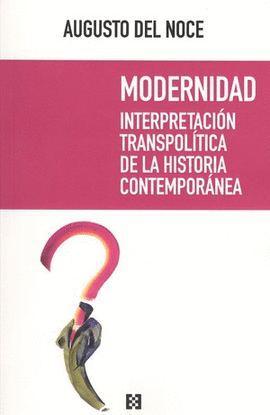 MODERNIDAD ED. ENCUENTRO AUTOR NOCE.