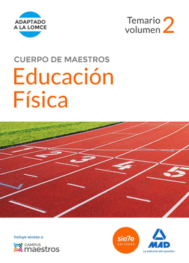 CUERPO DE MAESTROS EDUCACIN FSICA. TEMARIO VOLUMEN 2