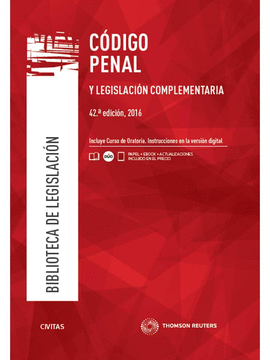 C�DIGO PENAL Y LEGISLACI�N COMPLEMENTARIA