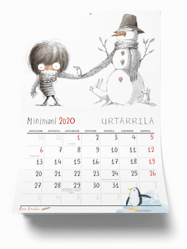 CALENDARIO MINIMONI EUSKERA