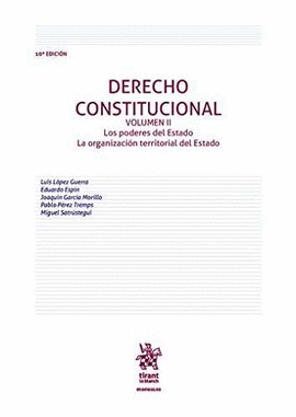 DERECHO CONSTITUCIONAL VOLUMEN II 10 EDICIN 2016