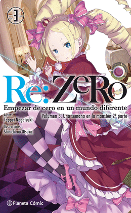 RE:ZERO N 03 (NOVELA)