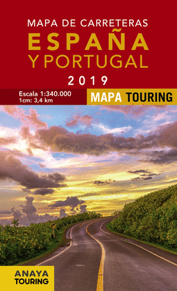 MAPA DE CARRETERAS DE ESPAA Y PORTUGAL 1:340.000, 2019