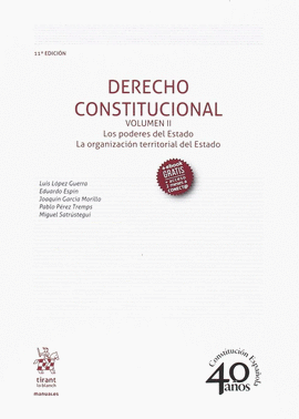DERECHO CONSTITUCIONAL VOL. II 2018