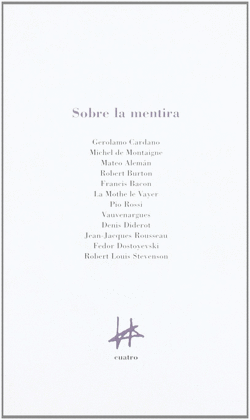 SOBRE LA MENTIRA