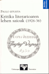 KRITIKA LITERARIOAREN LEHEN SAIOAK 1926-36