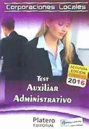 2016 TEST AUXI ADMINISTRATIVO CORPORACIONES LOCALES