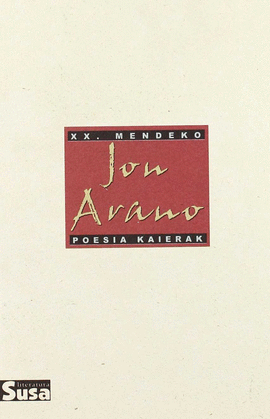 JON ARANO  -XX.MENDEKO POESIA