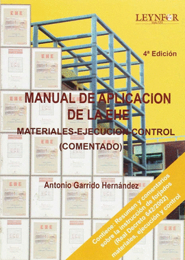 MANUAL DE APLICACION DE LA EHE MATERIALES EJECUCION CONTROL