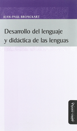 DESARROLLO DEL LENGUAJE Y DIDACTICA DE LAS LENGUAS