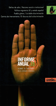 INFORME ANUAL 2015 SOBRE EL RACISMO