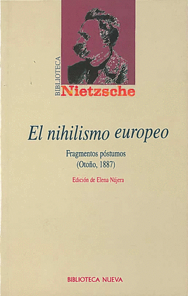 EL NIHILISMO EUROPEO