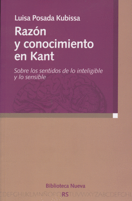 RAZON Y CONOCIMIENTO EN KANT