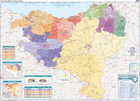 EUSKAL HERRIKO MAPA FISIKO/POLITIKO