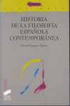 HISTORIA DE LA FILOSOFIA ESPAOLA CONTEMPORANEA