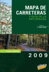 MAPA DE CARRETERAS Y GUIA DE LA NATURALEZA DE ESPA�A 1:400.000 -