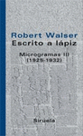 ESCRITO A LAPIZ MICROGRAMAS VOL.III (1925-1932) -258