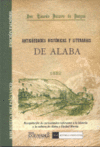 ANTIGEDADES HISTRICAS Y LITERARIAS DE ALABA 1882