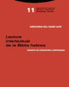 LECTURA INTERTEXTUAL DE LA BIBLIA HEBREA