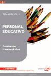 PERSONAL EDUCATIVO DEL CONSORCIO HAURRESKOLAK. TEMARIO VOL. I
