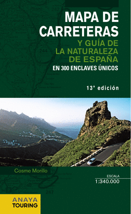 MAPA DE CARRETERAS Y GU�A DE LA NATURALEZA DE ESPA�A 1:340.000 - 2014