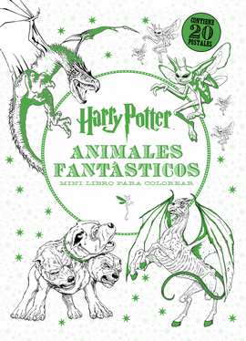 HARRY POTTER-ANIMALES FANTSTICOS MINI LIBRO PARA COLOREAR