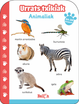 URRATS TXIKIAK - ANIMALIAK 24-36 HILABETE