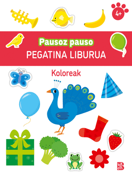 PAUSOZ PAUSO  PEGATINA LIBURUA - KOLOREAK