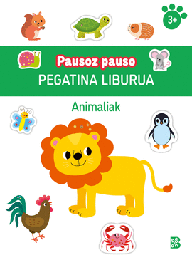 PAUSOZ PAUSO  PEGATINA LIBURUA -ANIMALIAK