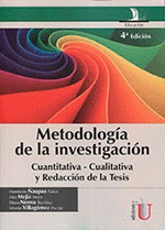 METODOLOGIA DE LA INVESTIGACION,CUANTITATIVA CUALITATIVA Y REDACCION DE TESIS