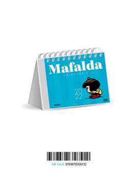 CALENDARIO 2022 MAFALDA ESCRITORIO-AZUL