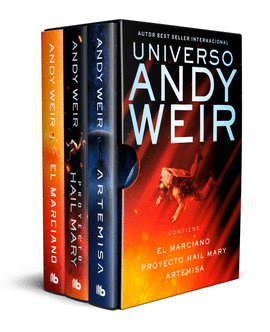 ESTUCHE ANDY WEIR (CONTIENE: EL MARCIANO  PROYECTO HAIL MARY  ARTEMISA)