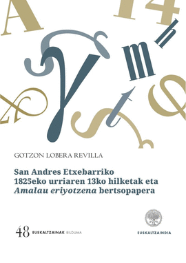 SAN ANDRES ETXEBARRIKO 1825EKO URRIAREN 13KO HILKE